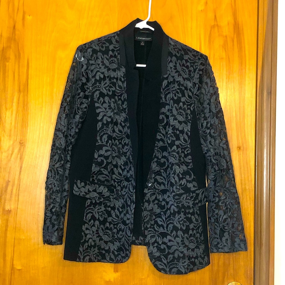 Lane Bryant lace blazer size 16